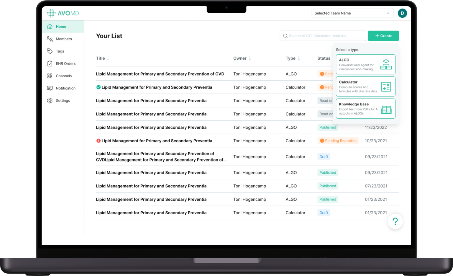 AVOMD Builder